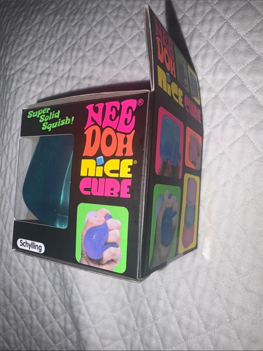 Nice Cube Super Solid Squish Toy - Teal